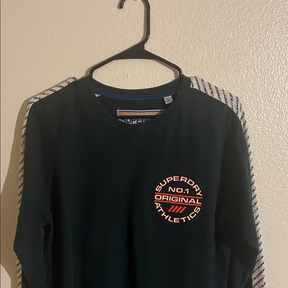 Superdry green long sleeve tee